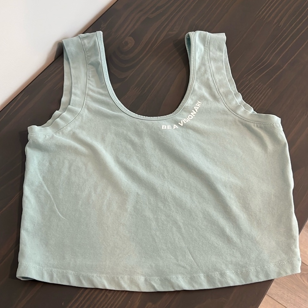 Gymshark crop tank top "Be A Visionary"